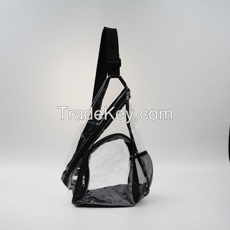 Stadium Approved Clear PVC Sling Bag