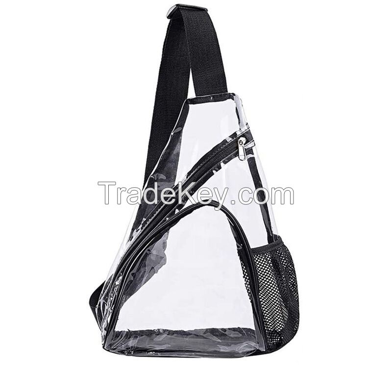 Stadium Approved Clear PVC Sling Bag