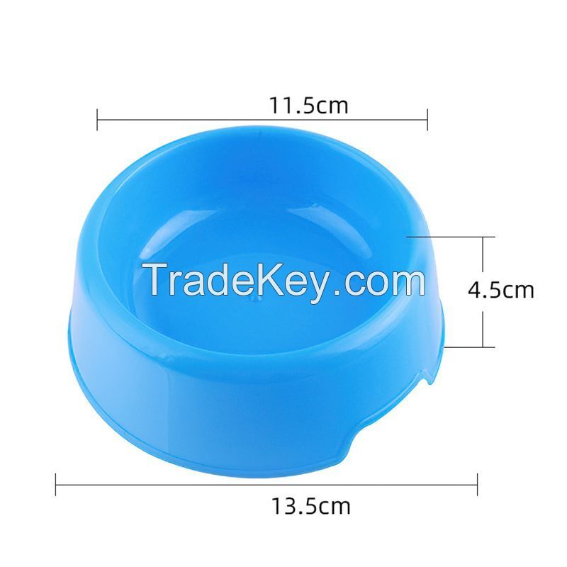 Round Plastic Pet Bowl