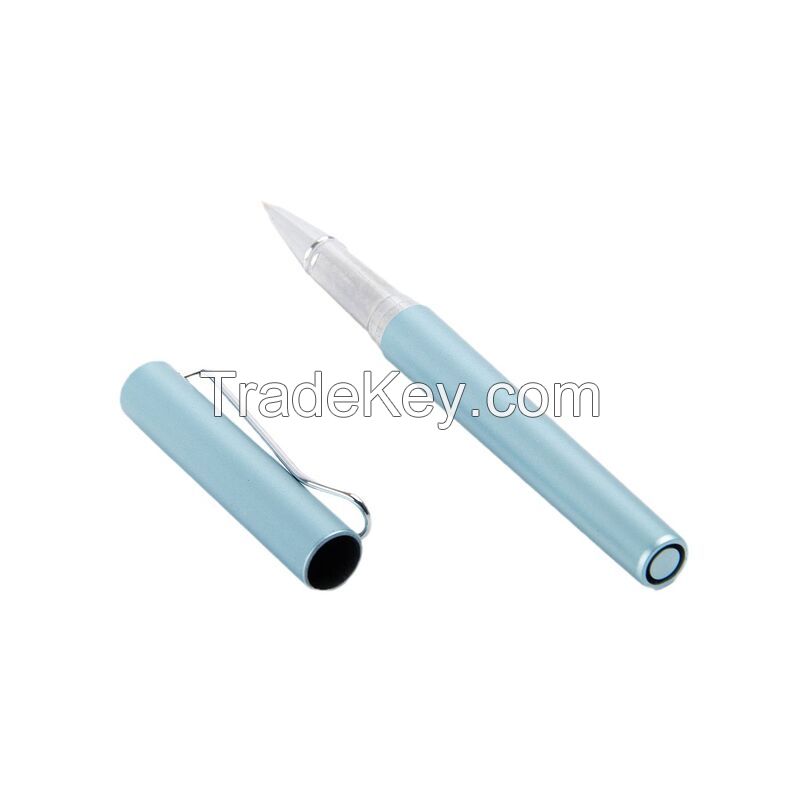 Custom Metallic Plastic Clip U Shaped Gel Pen