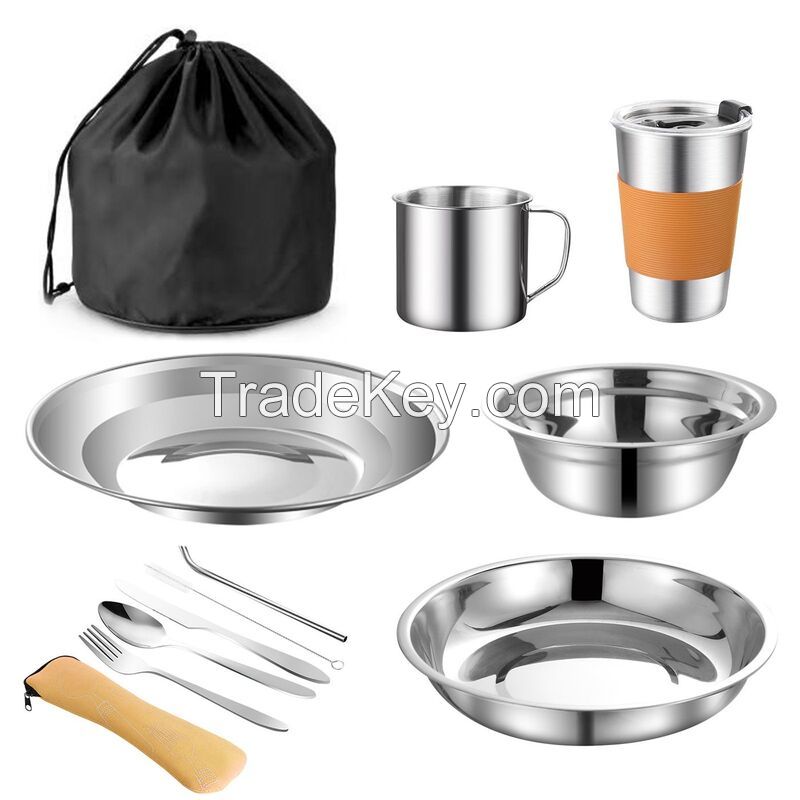 Stainless Steel Camping Dish Set