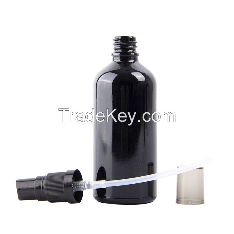 3 oz. Black Glass Spray Bottle