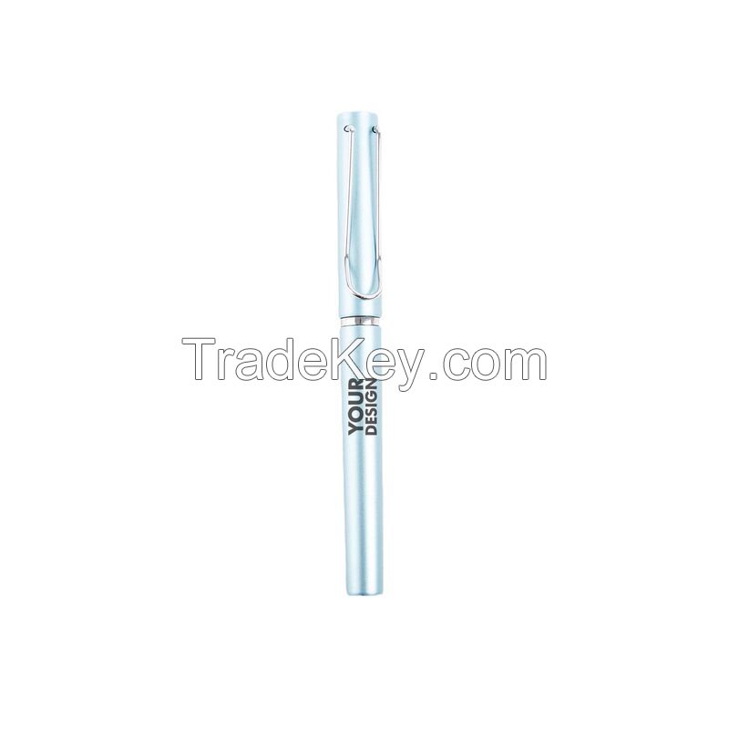 Custom Metallic Plastic Clip U Shaped Gel Pen
