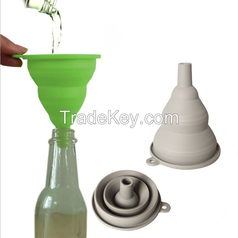 Food Grade Foldable Silicone Funnel