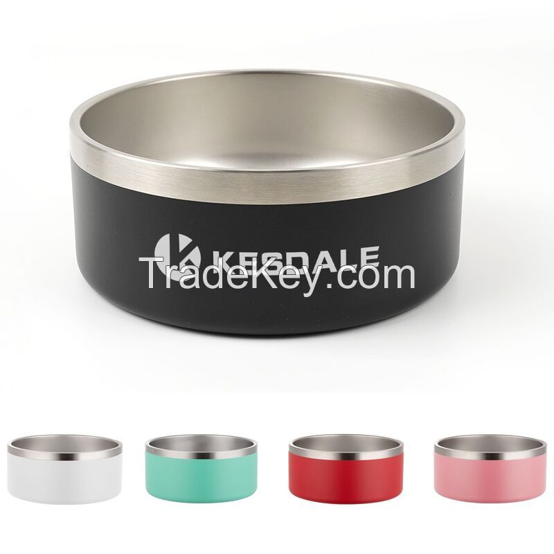 32 oz. Double Wall Stainless Steel Pet Bowl