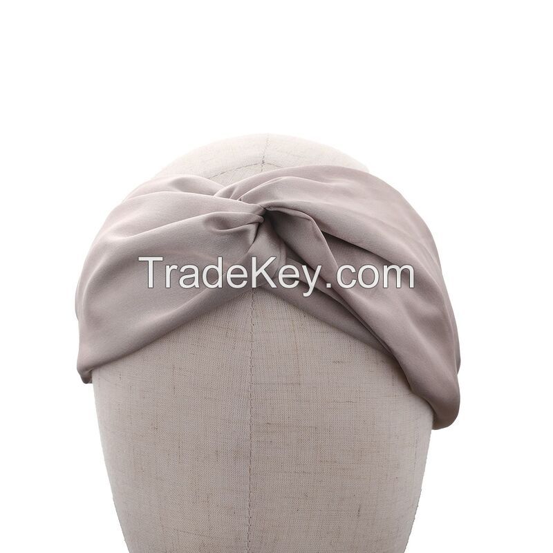 Silk Satin Crisscross Headband