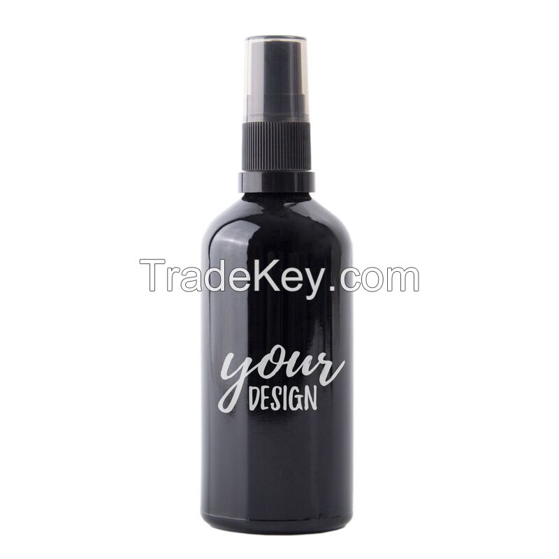 3 oz. Black Glass Spray Bottle