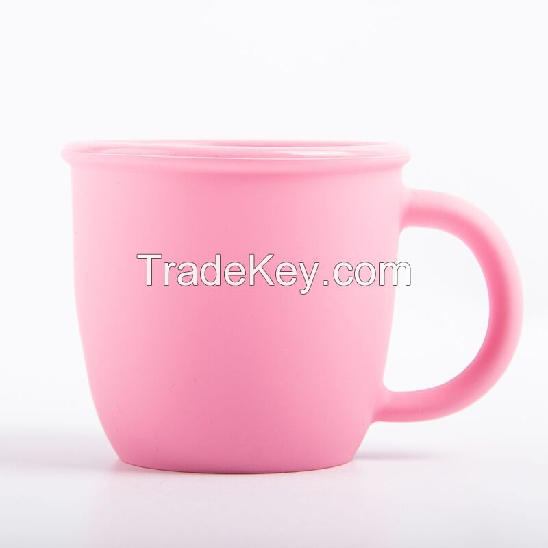 Kids&amp;#039; Silicone Water Cup With Handle