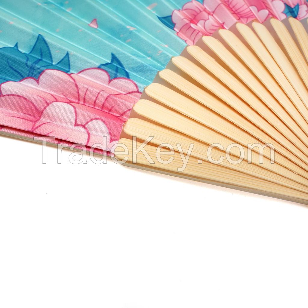 Cloth Bamboo Folding Fan