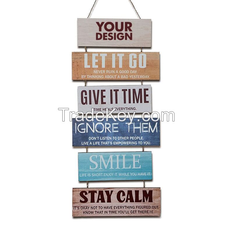 Decorative Wooden Wall Hanging Sign