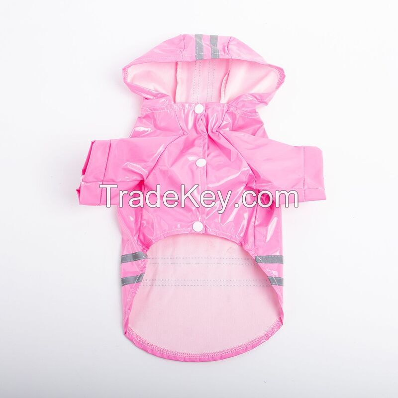 PU Reflective Pet Raincoat