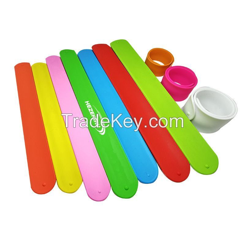 Promotional Customized Silicone Slap Bracelet