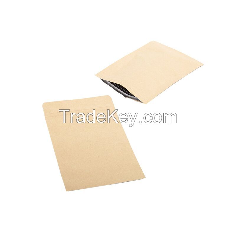 Small Aluminum Foil Ziplock Kraft Paper Bag