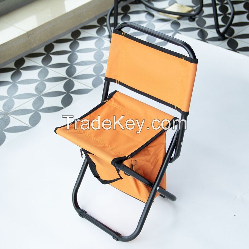 Outdoor Folding Stool With Storage Bag