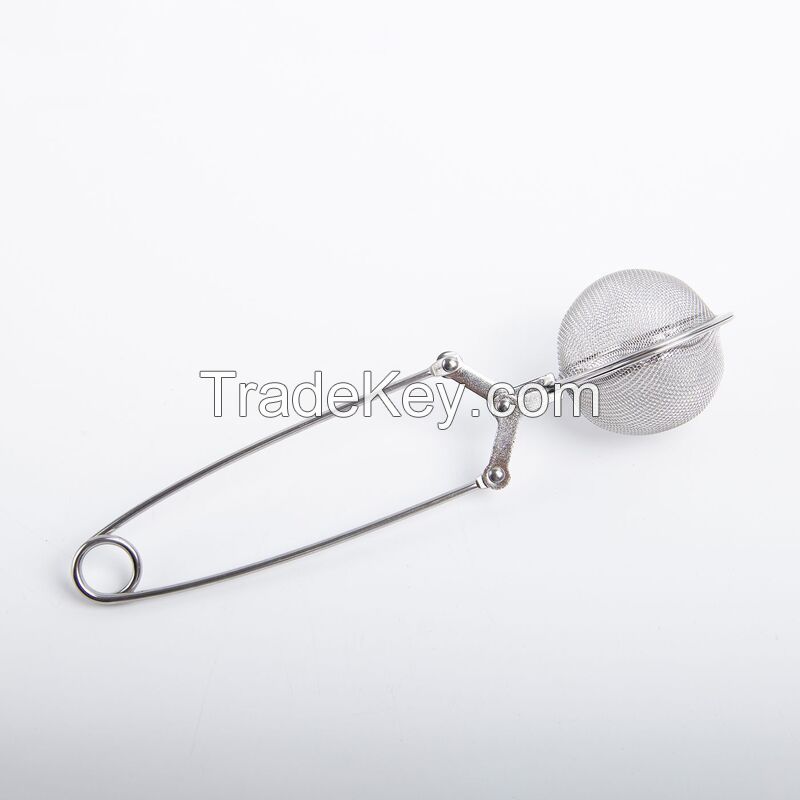 Snap Ball Tea Strainer With Handle