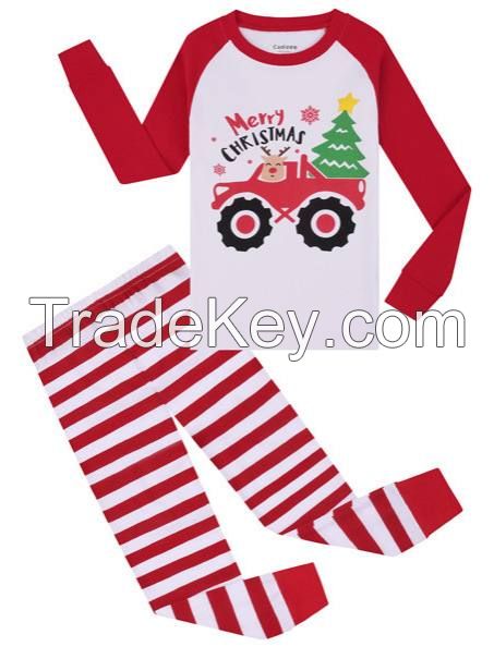 Personalized Long Sleeve Pajamas Set