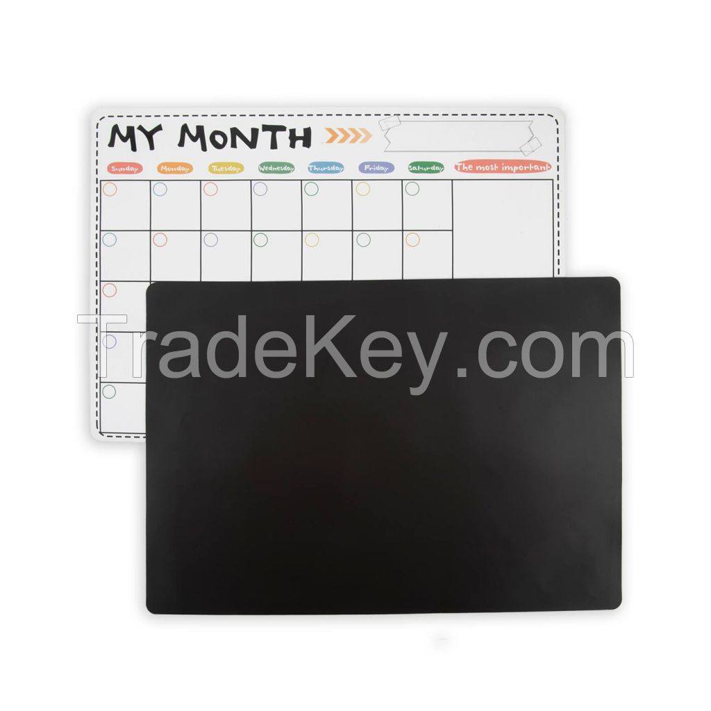 Magnetic Refrigerator Calendar Whiteboard