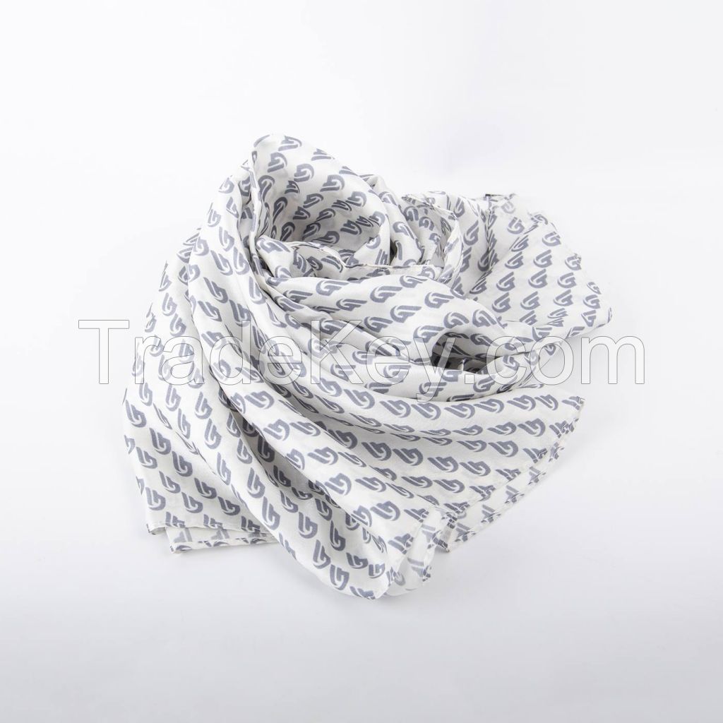 Comfortable Silk Head Scarf