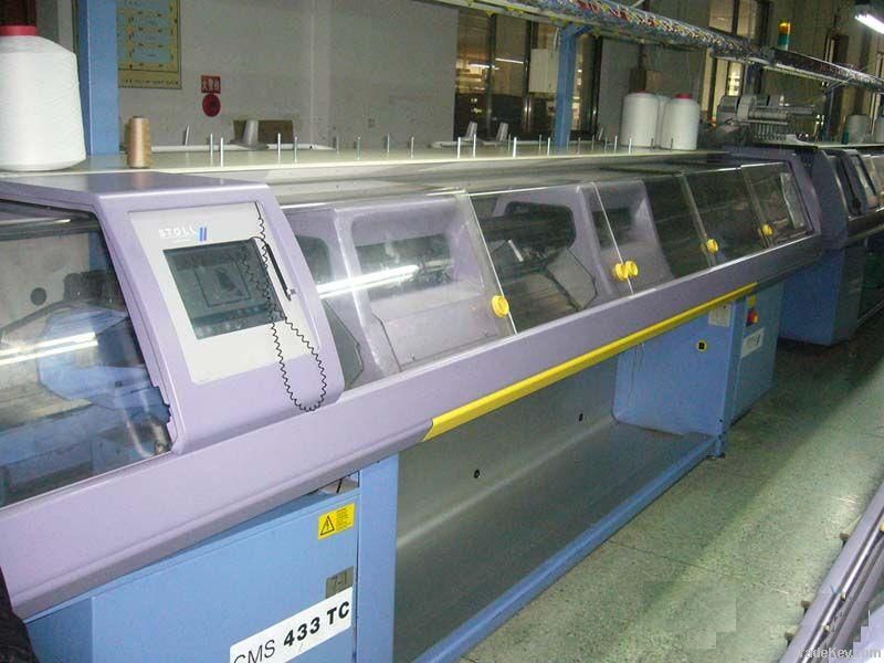 used stoll flat knitting machine