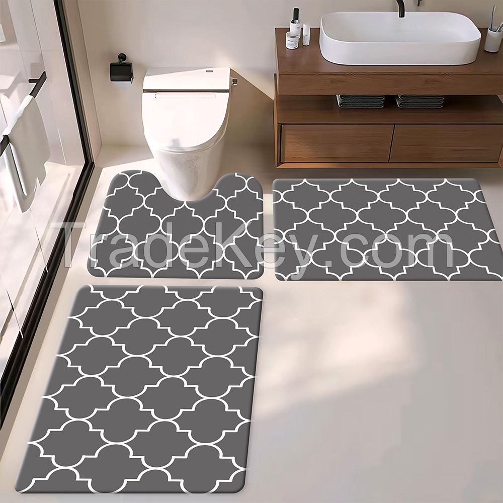 pu bath mats non-slip pvc foam mats