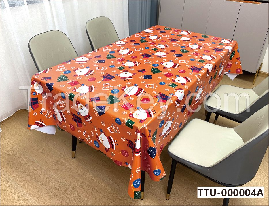  Rectangle Disposable Plastic Tablecloth For Christmas Holiday ,picnic, Birthday, Bbq, Party, Wedding (black, Rectangle, 54in. X108in.)