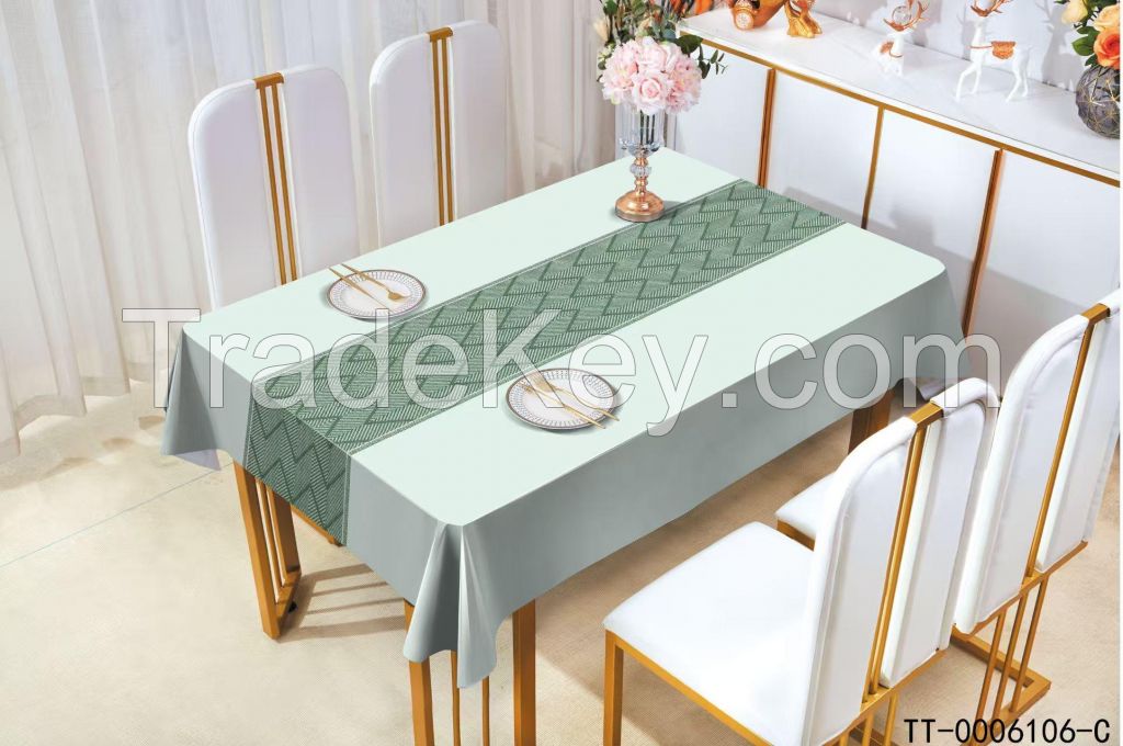 low price with good quality new  non-woven waterproof and oil proof tablecloth 137*2M 