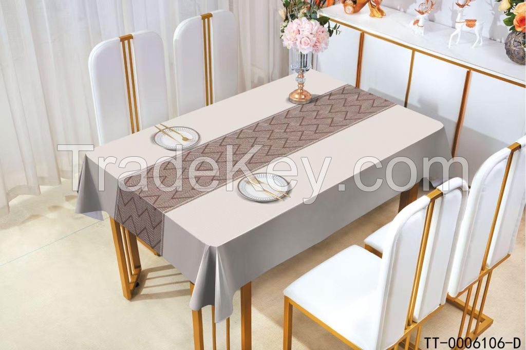 low price with good quality new  non-woven waterproof and oil proof tablecloth 137*2M 