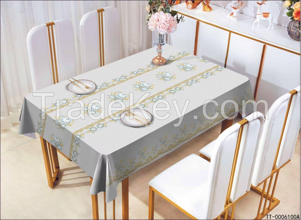 low price with good quality new  non-woven waterproof and oil proof tablecloth 137*2M 