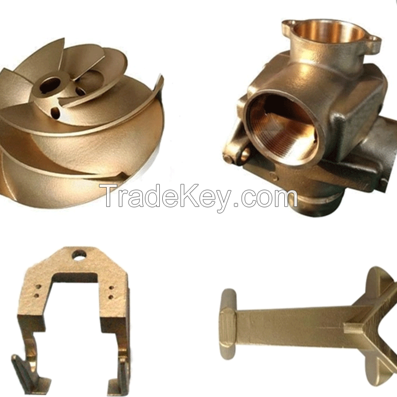 HOT OEM Copper casting services manufacturer metal copper brass die casting product parts