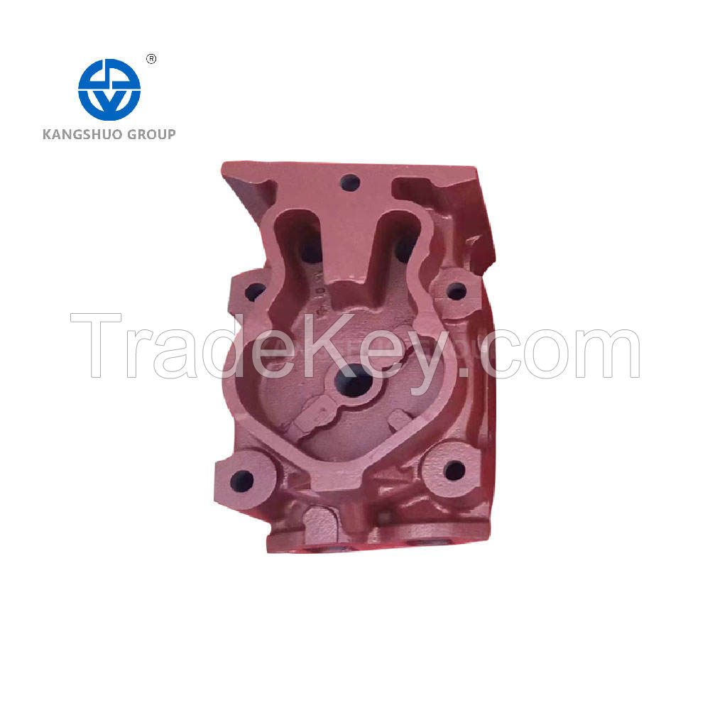 Cylinder head  semi-assembly  excavator diesel engine cylinder head casting services aluminum die casting services