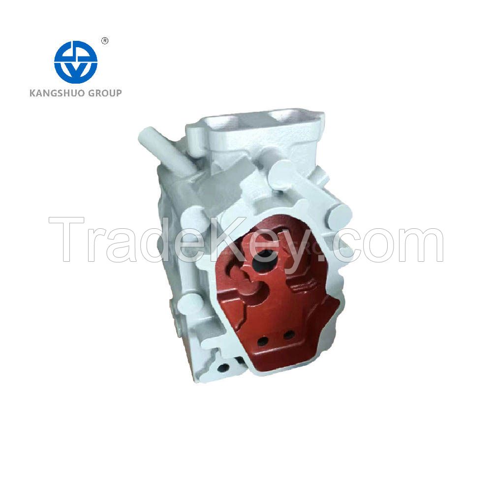 ISO9001 Certificate Casting 3D Printing Services Machining Ductile Iron Sand Cylinder Head for Marine Diesel Engine Parts