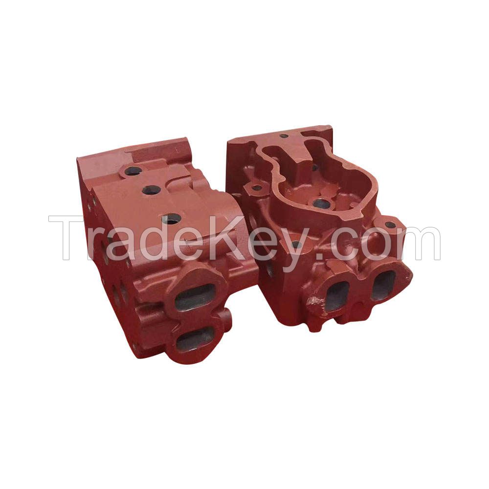 ISO9001 Certificate Casting 3D Printing Services Machining Ductile Iron Sand Cylinder Head for Marine Diesel Engine Parts