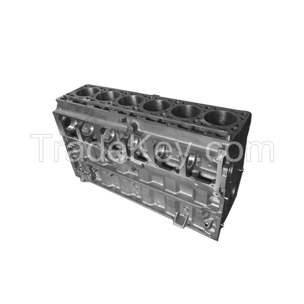 Vehicle cylinder block cast part custom cast machining iron sand aluminum die casting services parts