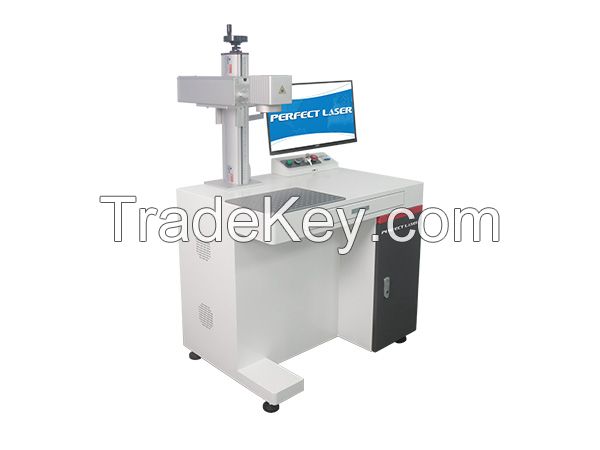 20w 30W 50w 100w Floor Stand Carbon Steel Laser Marking Equipment With PC