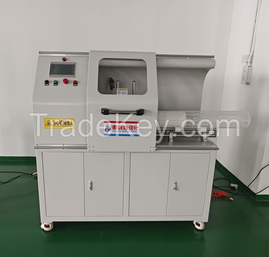 High flow filter cut machine