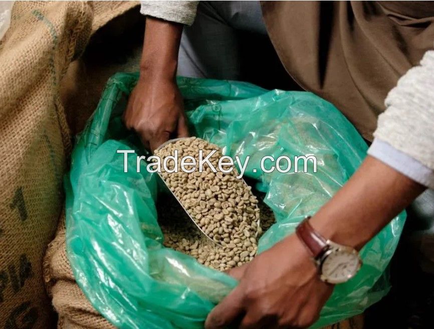 Specialty Arabica Full Washed Wash Process Green Coffee Beans