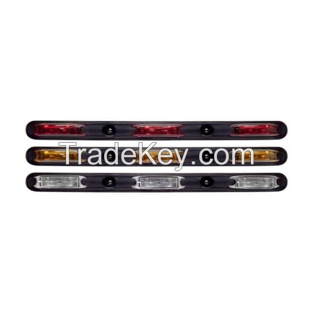 TRI-BAR RED LENS BLACK BODY