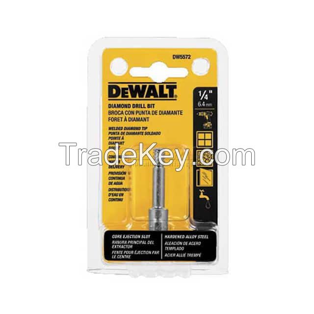 DEWALT DIAMOND DRILL BIT, 1/4" D