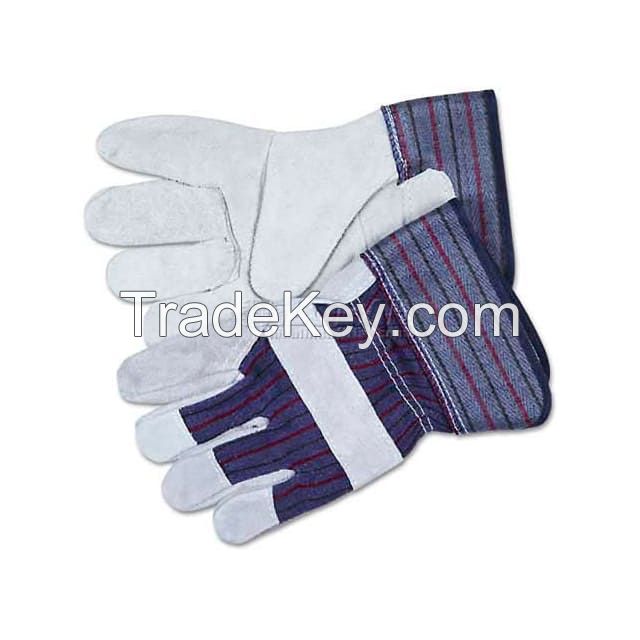 SPLIT LEATHER PALM GLOVES, C-GRA