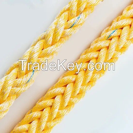 12-Strand Polypropylene Polyester Blend Rope Polypropylene &amp;amp;amp;amp;amp; Polyester Mixed Rope LDMIX-12