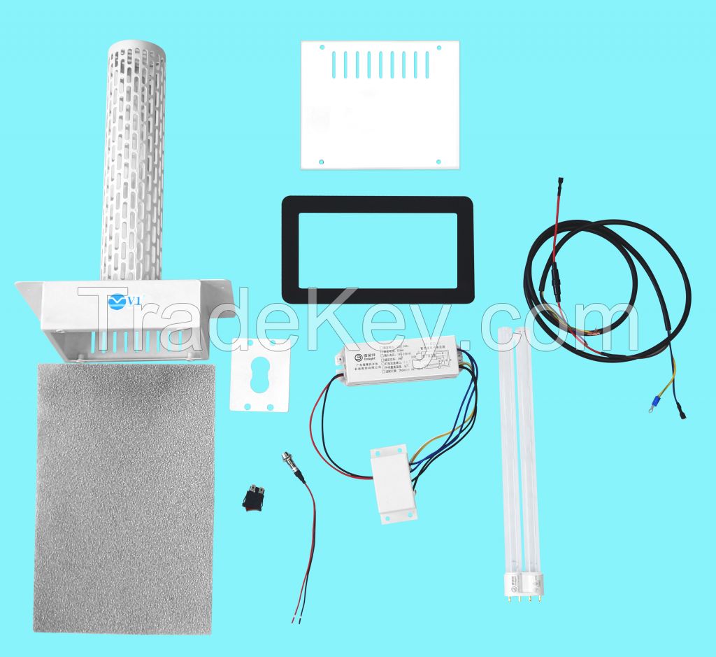 PHT In-duct type air purifier for HVAC system for air sterilization and odor and smell removal