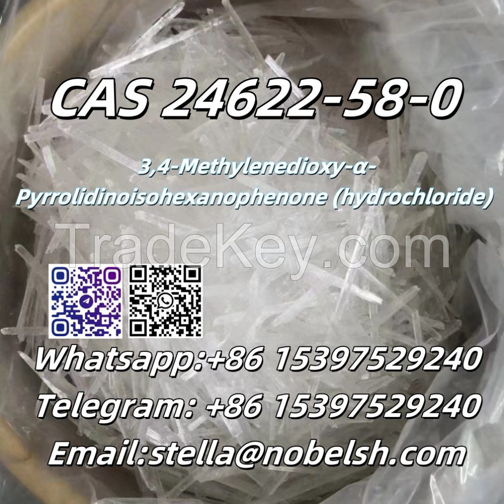 CAS 24622-58-0  3,4-Methylenedioxy-Î±-Pyrrolidinoisohexanophenone (hydrochloride) 