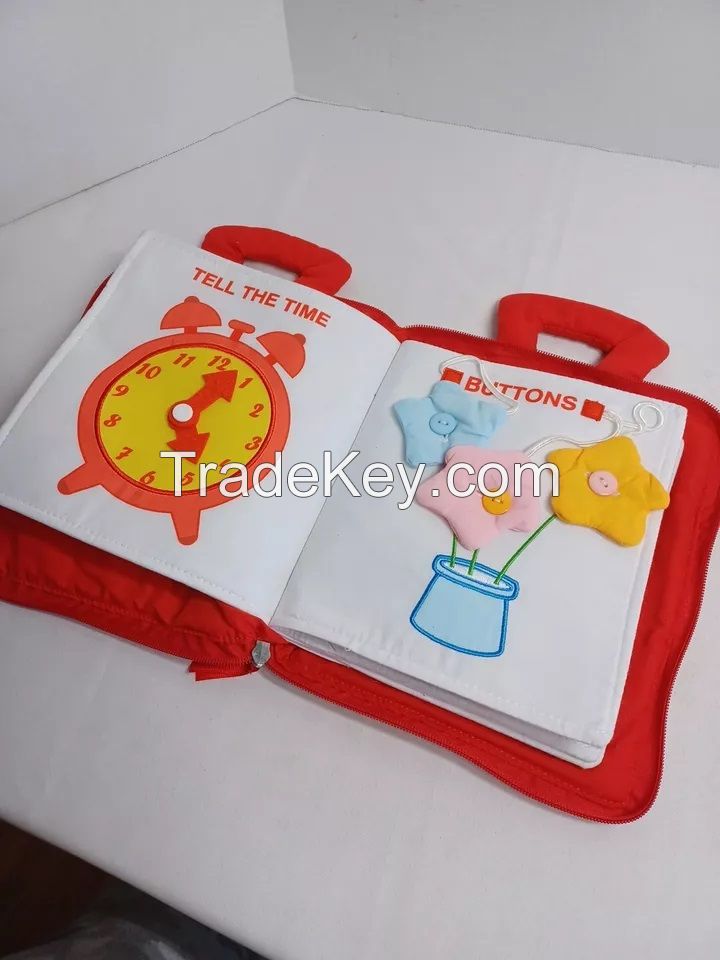 My Quiet Book Baby Toddler Soft Cloth Activity Busy Book Cognitive Development