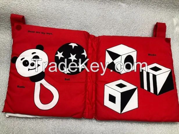 Cloth Book Cloth Book ~ Baby Panda 6 Pages W/ Mirror