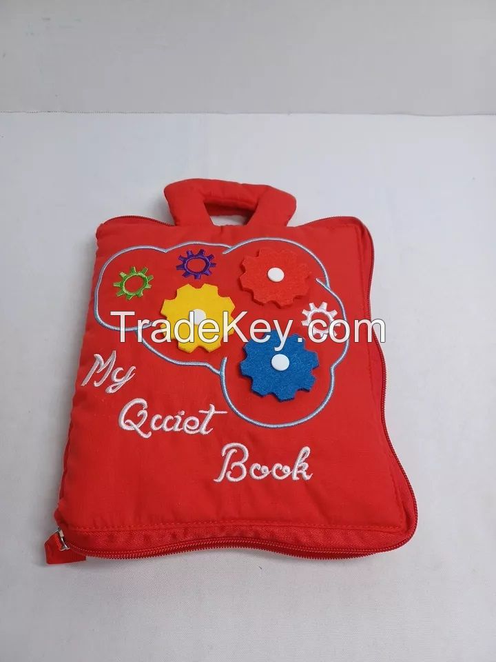 My Quiet Book Baby Toddler Soft Cloth Activity Busy Book Cognitive Development