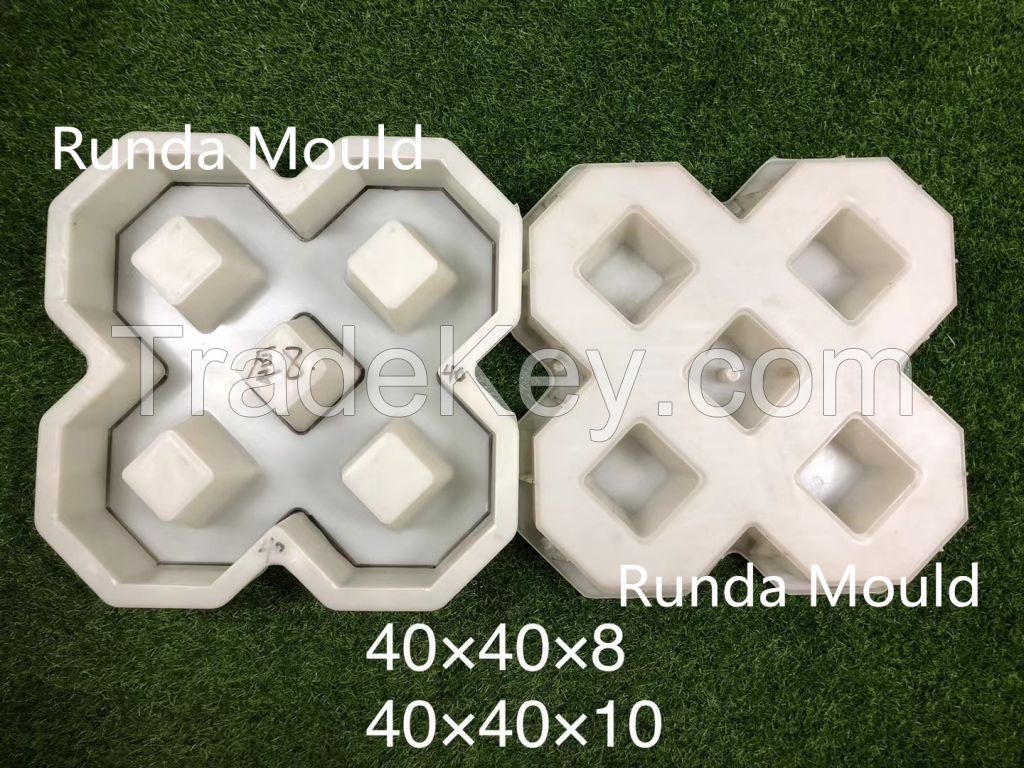 Eight-character grass planting brick mold single eight-character grass planting brick mold