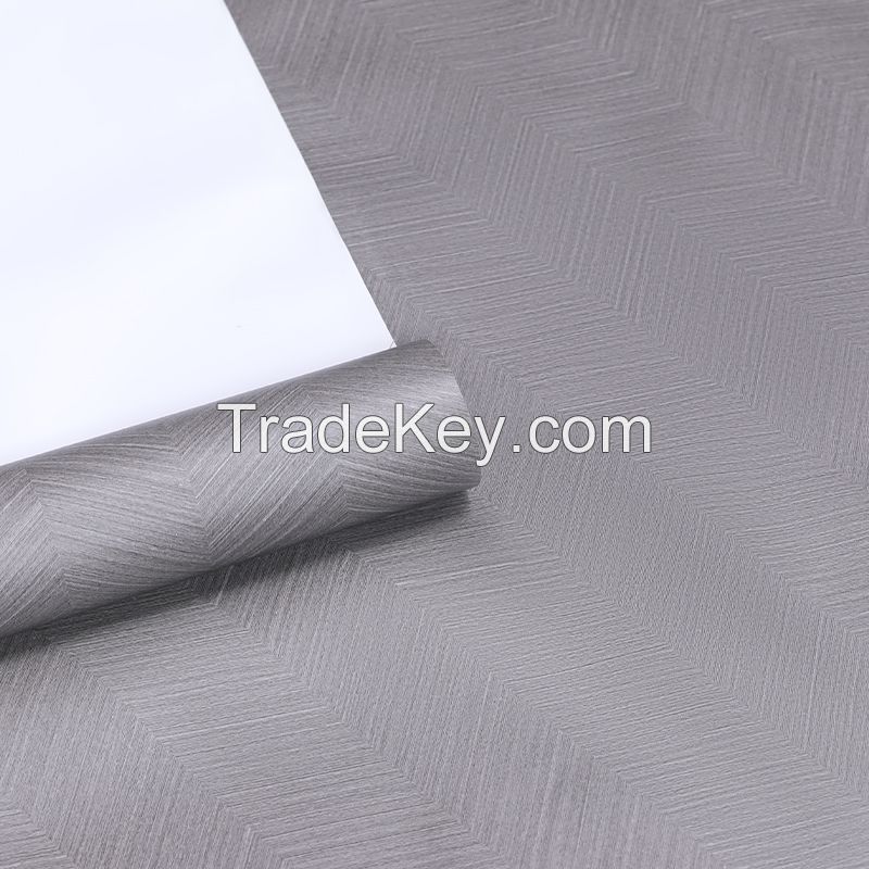 Factory Direct Supply Wood Grain PVC Decorative Sheet WK7718-9