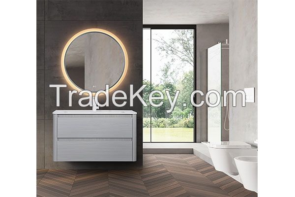 Wall Mounted Bathroom Vanity Cabinet Luxury Bathroom Wooden White Storage Cabinet with Sink KLD-800/KLD-900/KLD-1000/KLD-1200