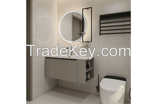 High Quality Design Vanity Bathroom Mirror Modern Wall Mounted Bathroom Cabinet with Plywood Material