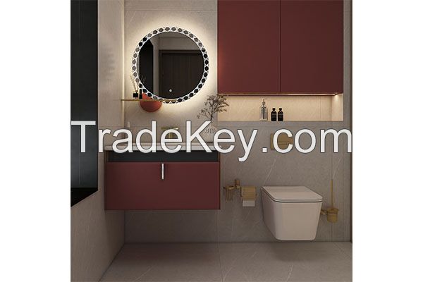 2024 Luxury Top End Made Mirror Small Wood Wall Mounted Modern Bathroom Cabinet Vanity ARM-600/ARM-700/ARM-800/ARM-900/ARM-1000/ARM-1200